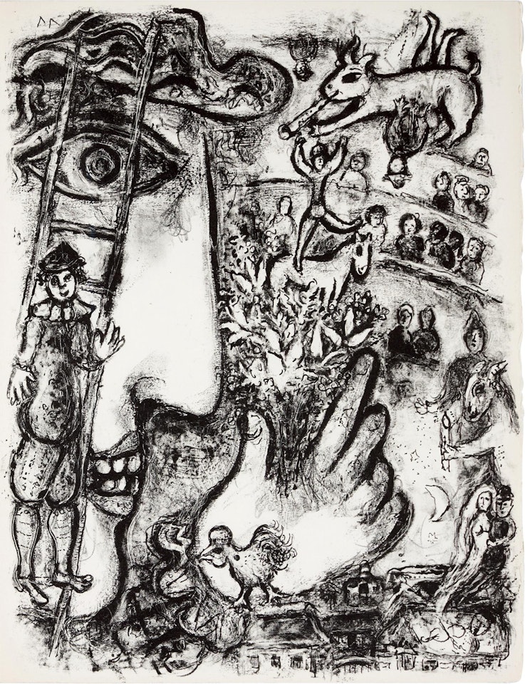 LE CIRQUE (M. 503; C. BKS. 68) by Marc Chagall