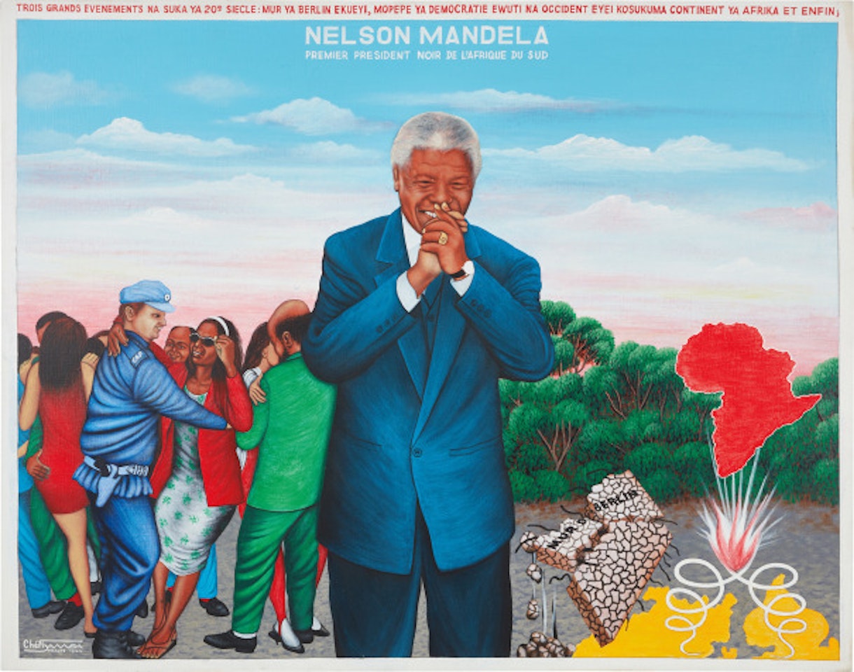Nelson Mandela by Chéri Samba