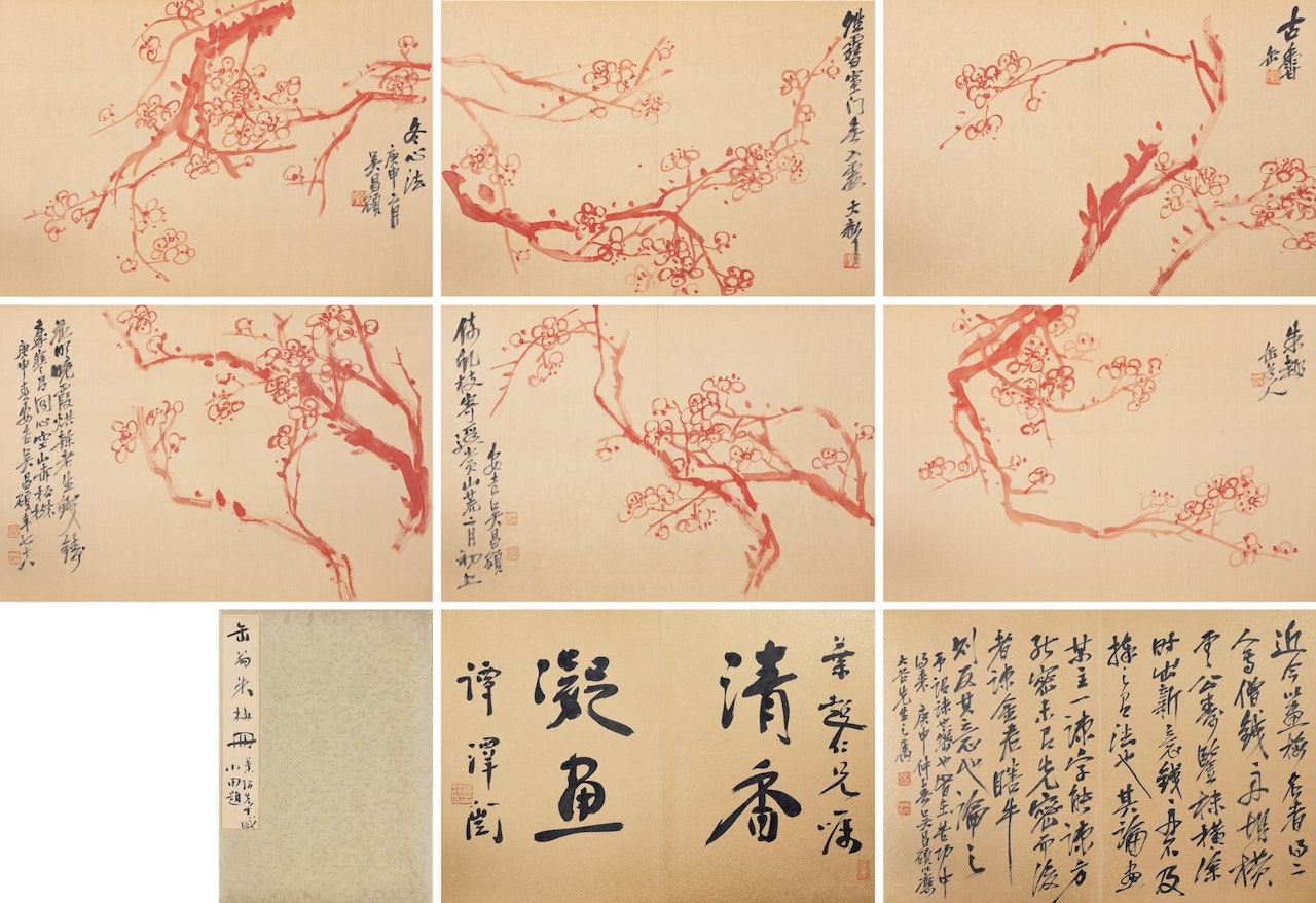 Plum Blossoms by Wu Changshuo