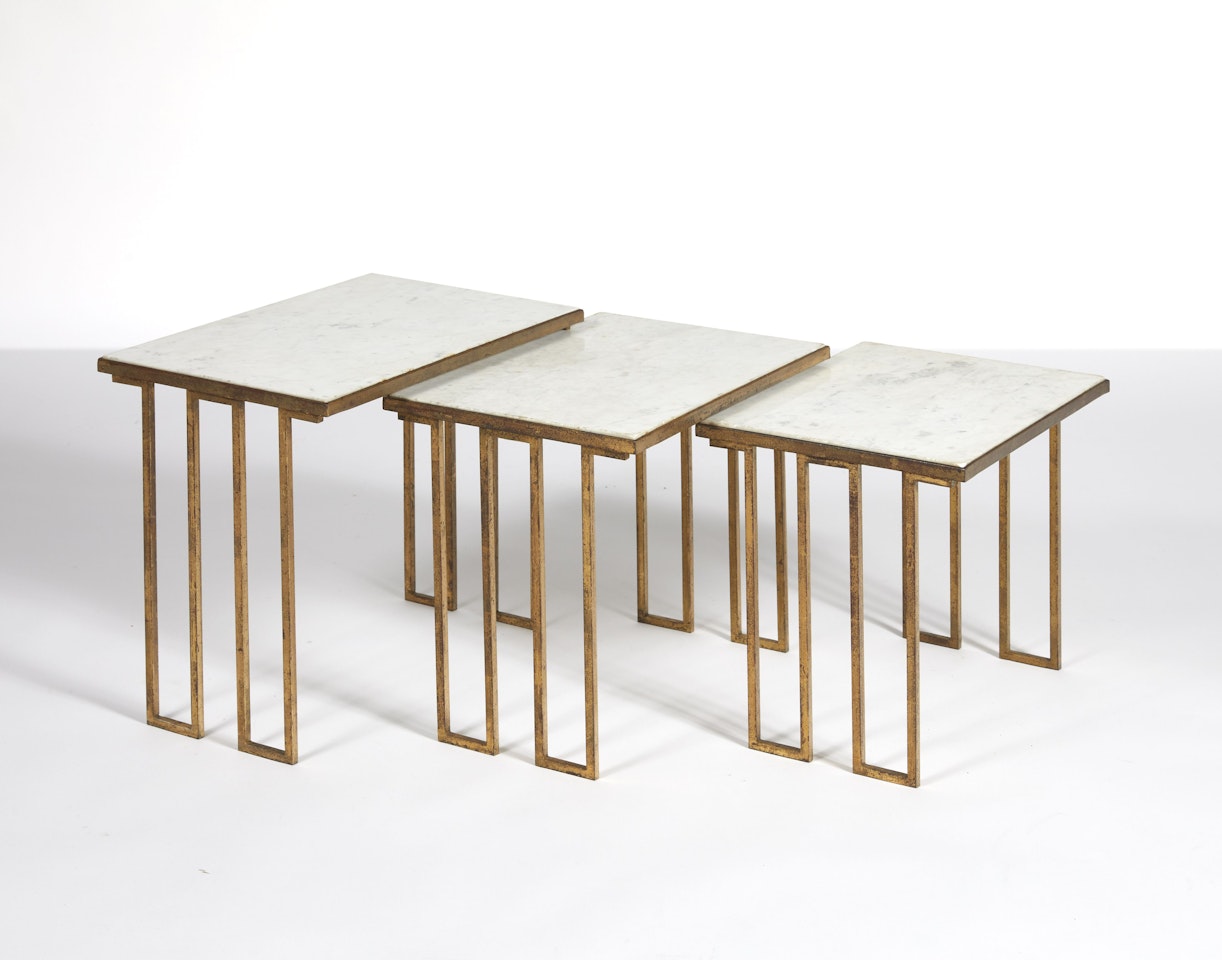 Tables gigognes by Jean Royere
