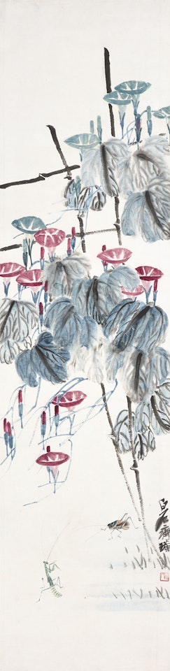 Morning Glories and Insects by Qi Baishi