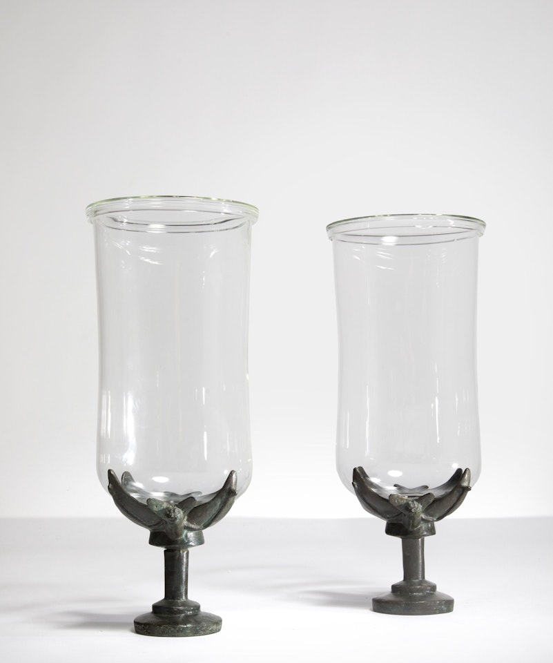 Paire de photophores aux chauves-souris by Diego Giacometti