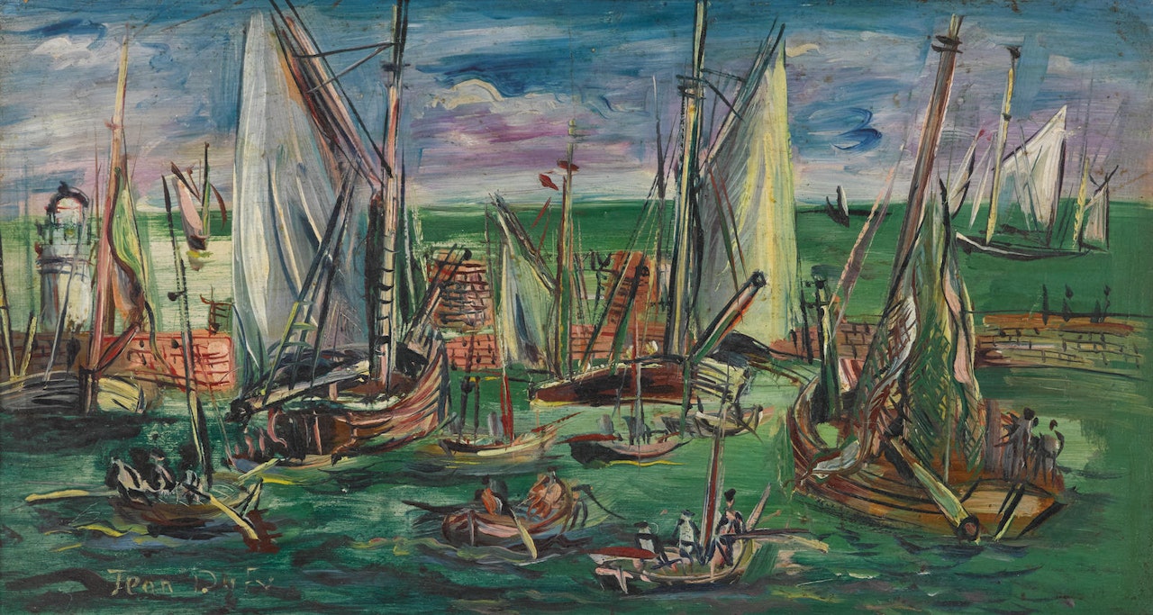 Port de L'Île d'Yeu by Jean Dufy