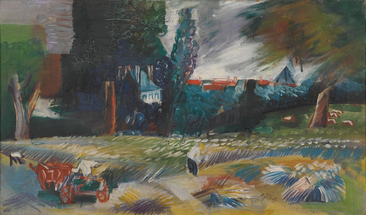 La moisson by Jean Dufy