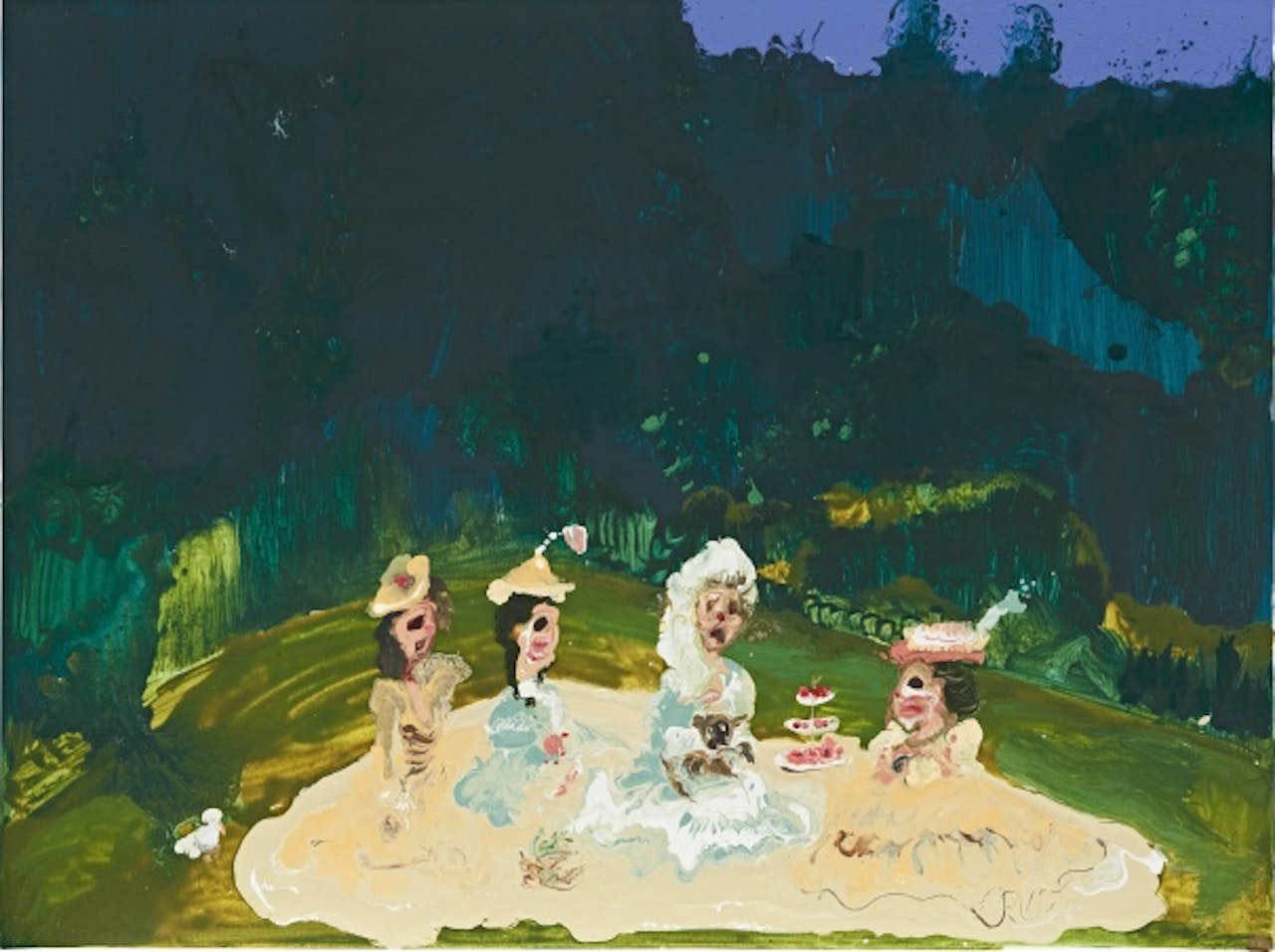Ladies Picnic (Déjeuner sur l'herbe) by Genieve Figgis
