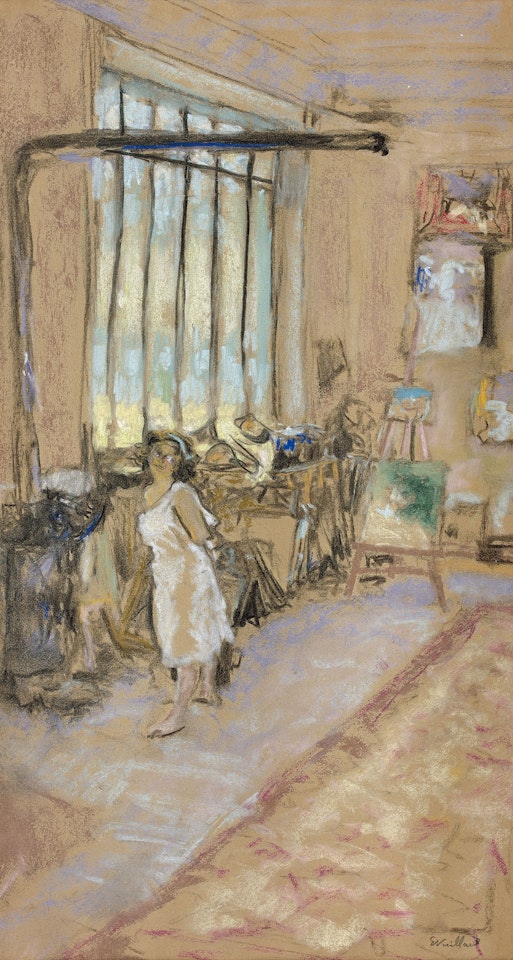 Le modèle en chemise by Édouard Vuillard