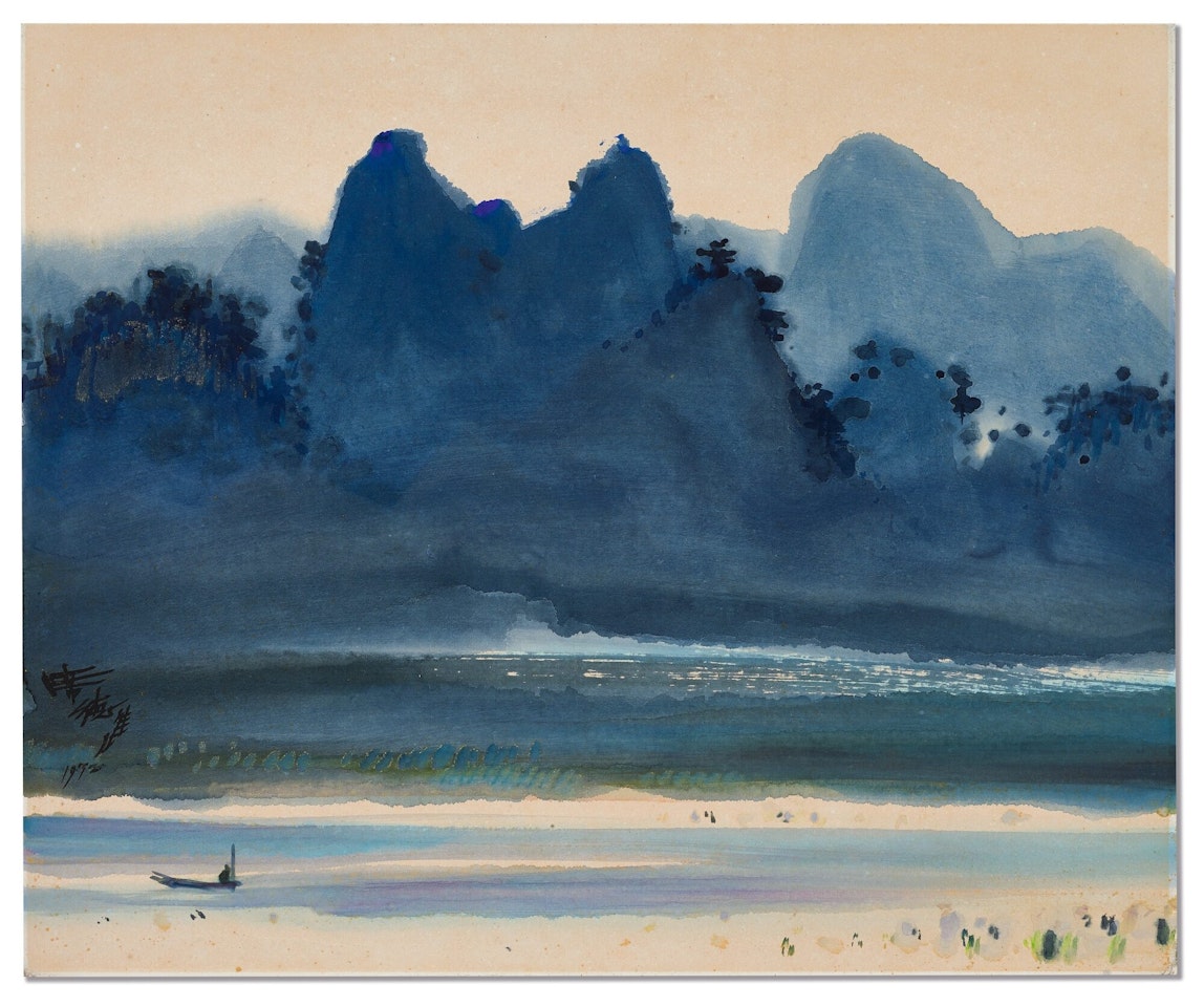 ON THE WAY TO SUN MOON LAKE by Xi Dejin