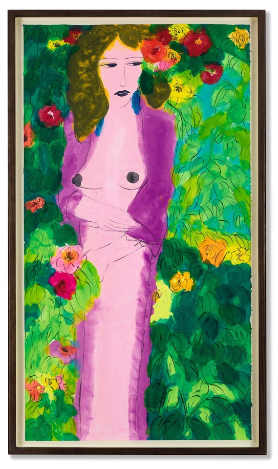 GARDEN BEAUTY IN NUDE by Walasse Ting