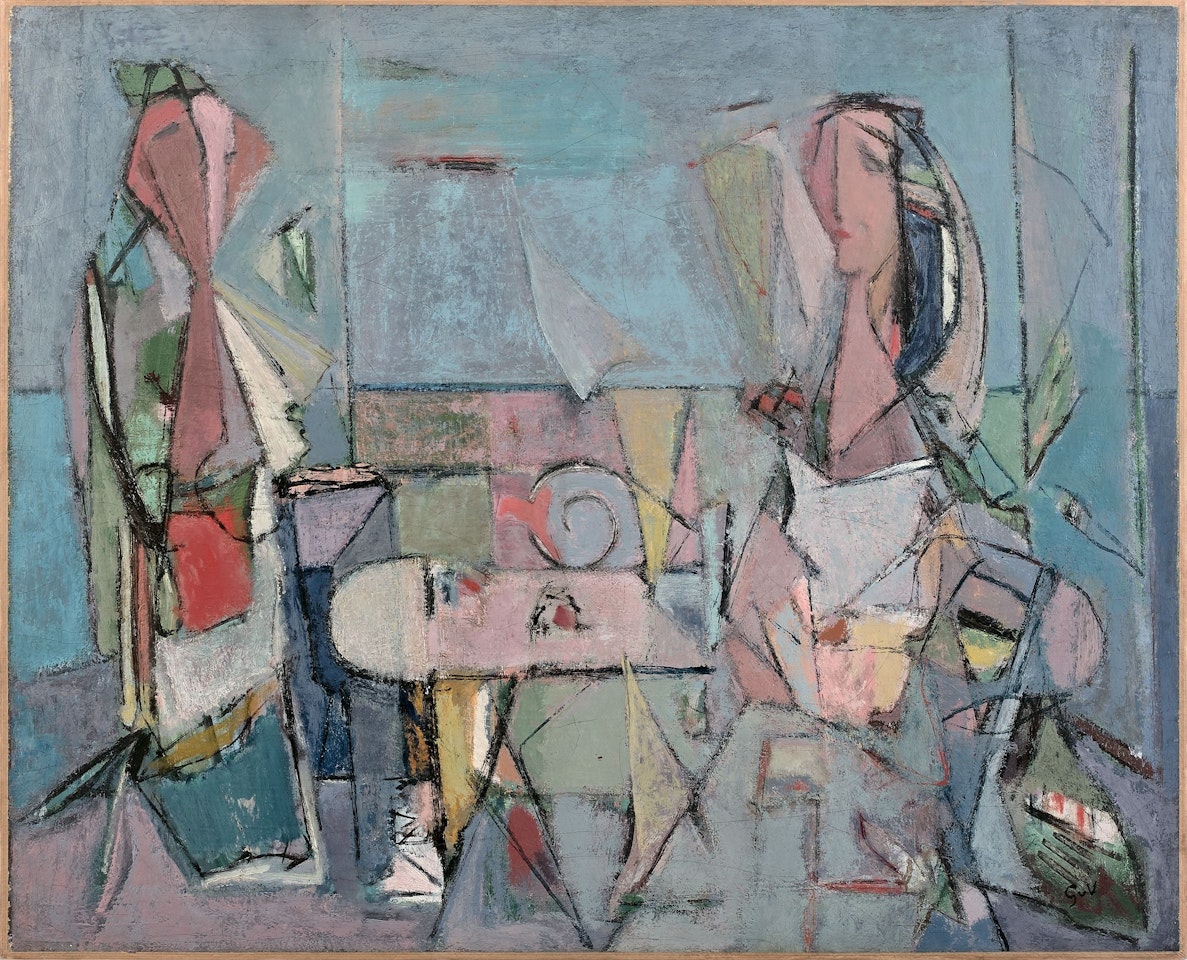 SUR LA TERRASSE by Geer van Velde