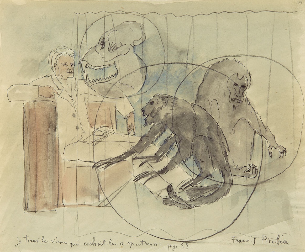 Je tirai le rideau qui cachait les "spectres" by Francis Picabia