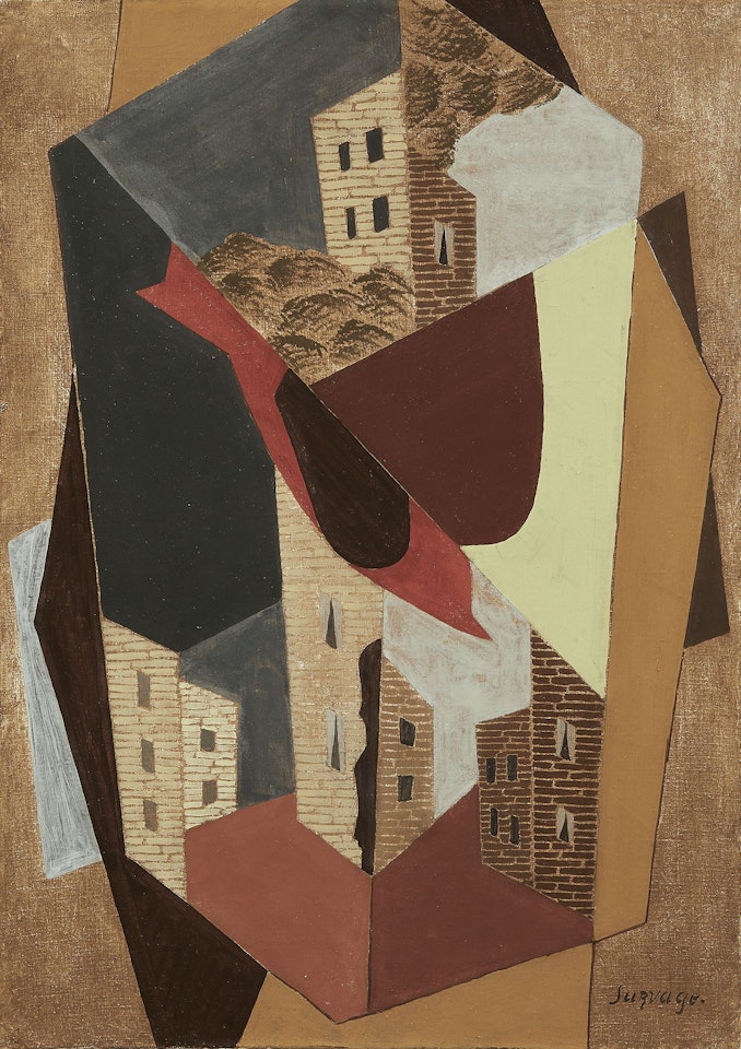 L'oiseau dans la ville by Leopold Survage