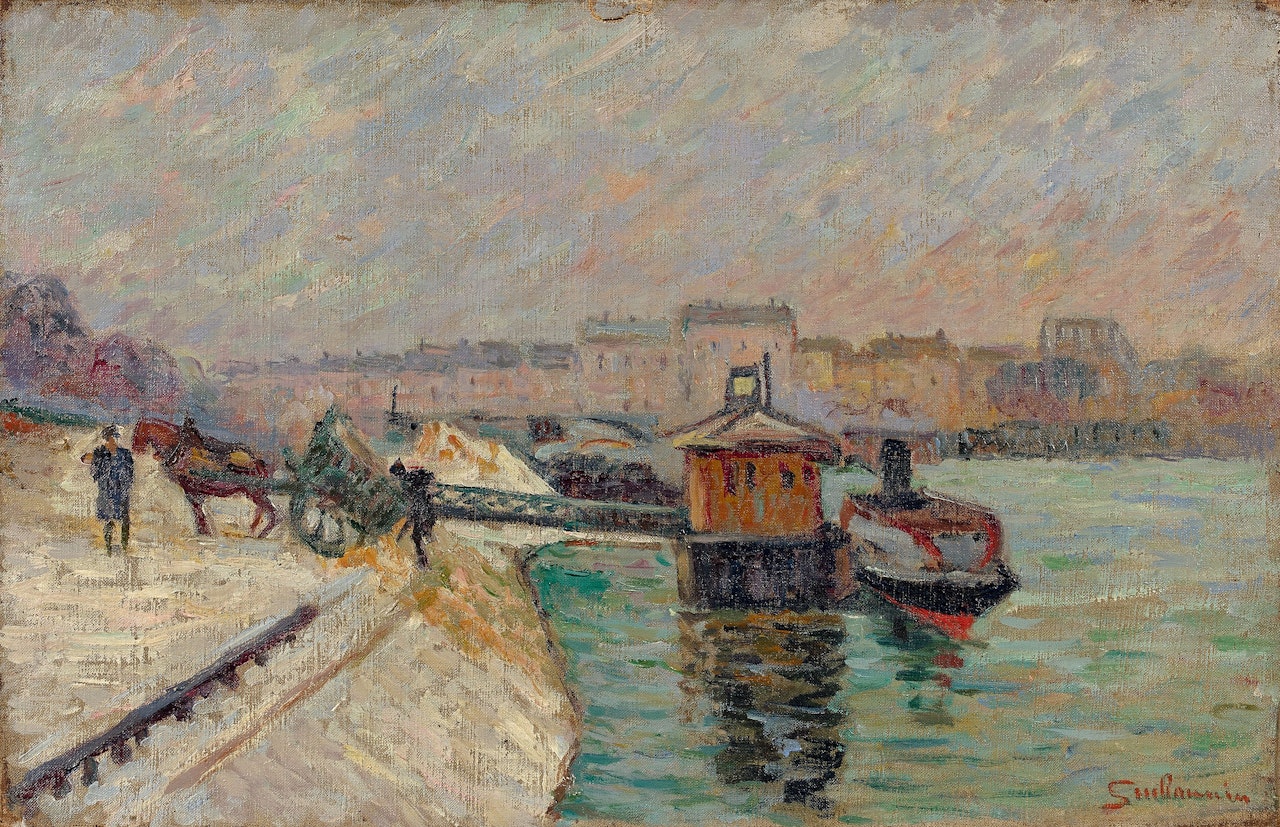 Quai de la Seine à Paris by Armand Guillaumin