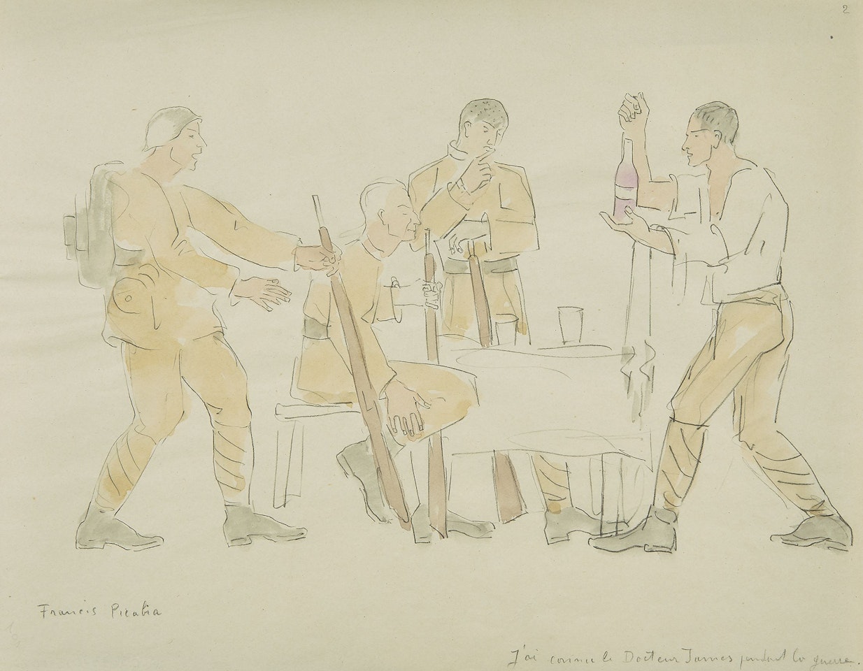 J'ai connu le Docteur James pendant la guerre. by Francis Picabia