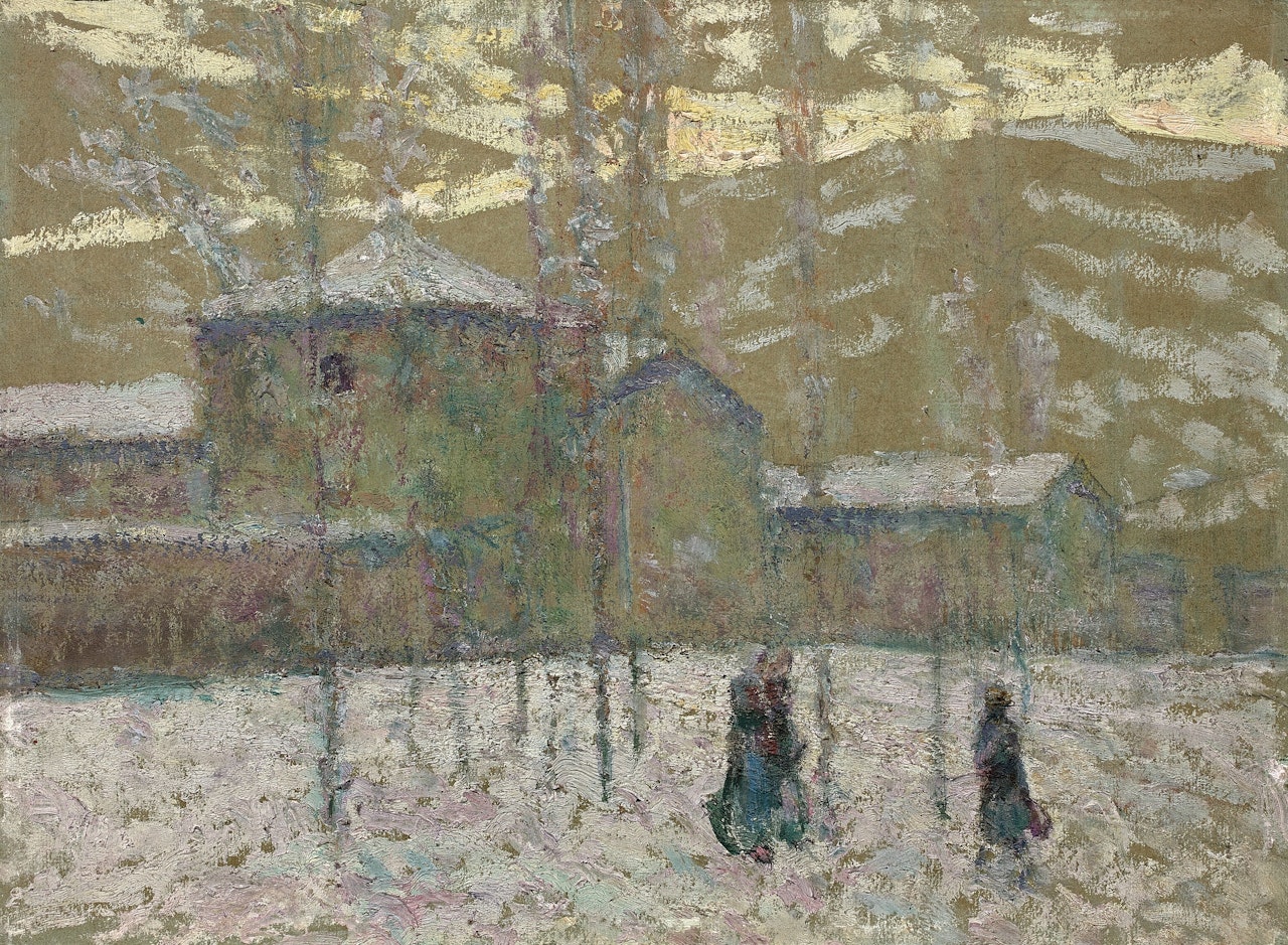 Paysage d'hiver by Victor Charreton