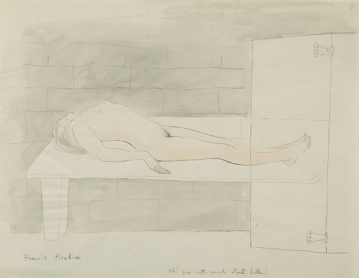 Ah! Que cette morte était belle! by Francis Picabia