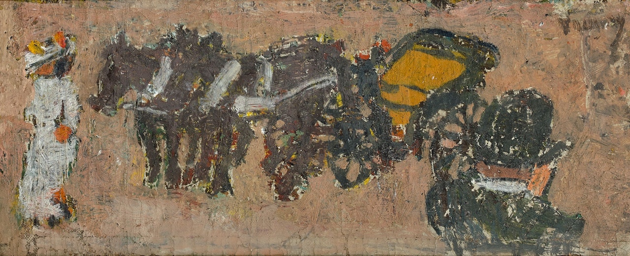 Les fiacres by Jean Pougny