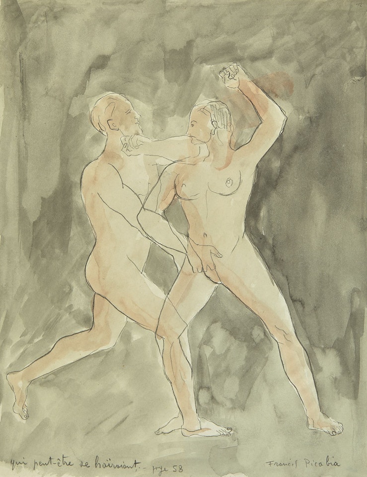 Qui peut-être se haïraient by Francis Picabia
