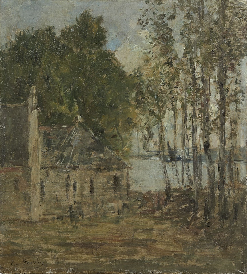 Paysage (étude) by Eugène Boudin