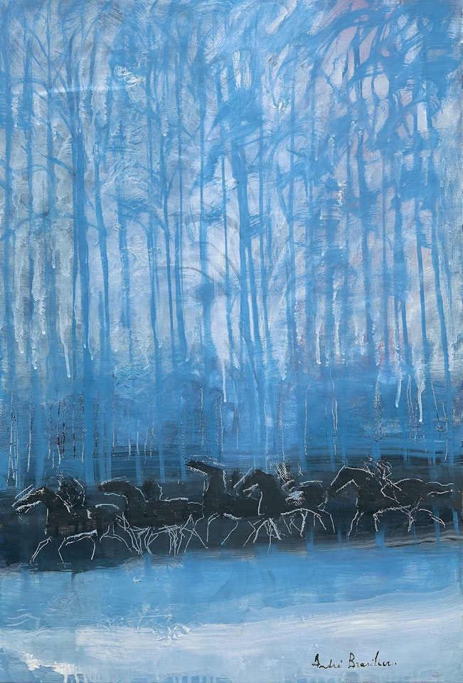 Le bois bleu by André Brasilier