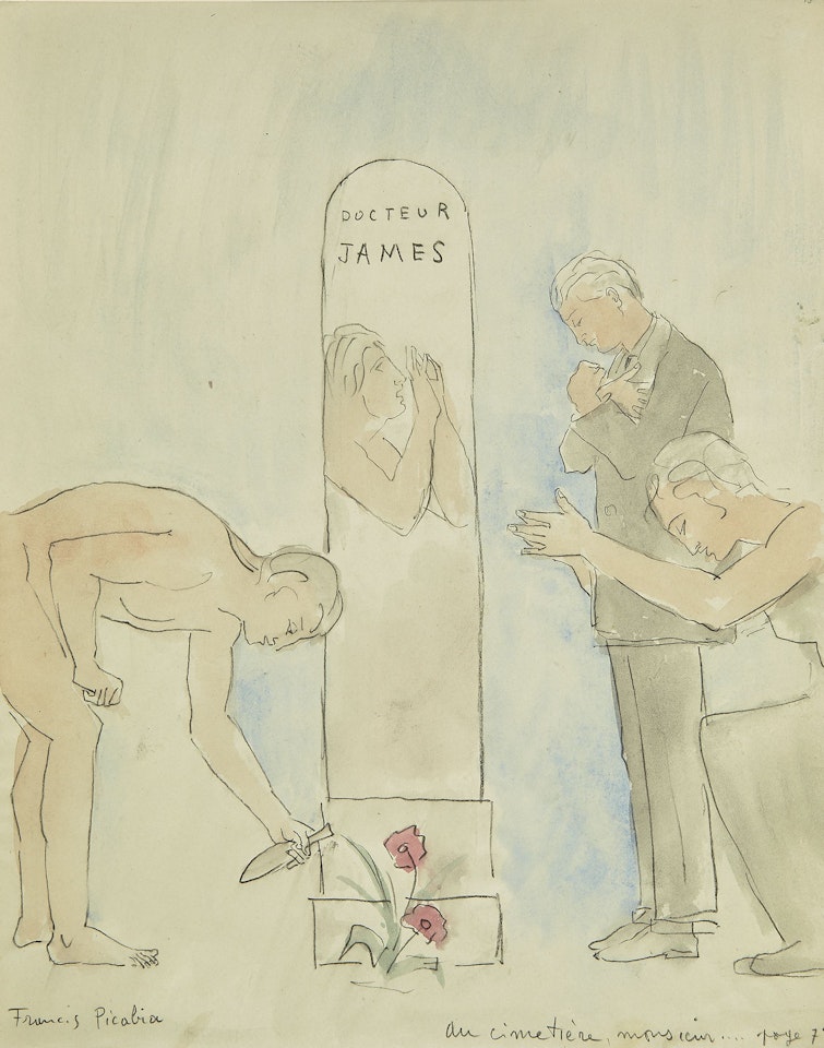 Au cimetière, monsieur .... by Francis Picabia