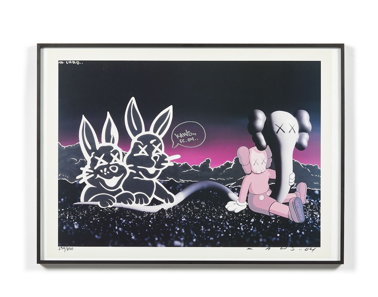 Undefeated Billboard by Kaws