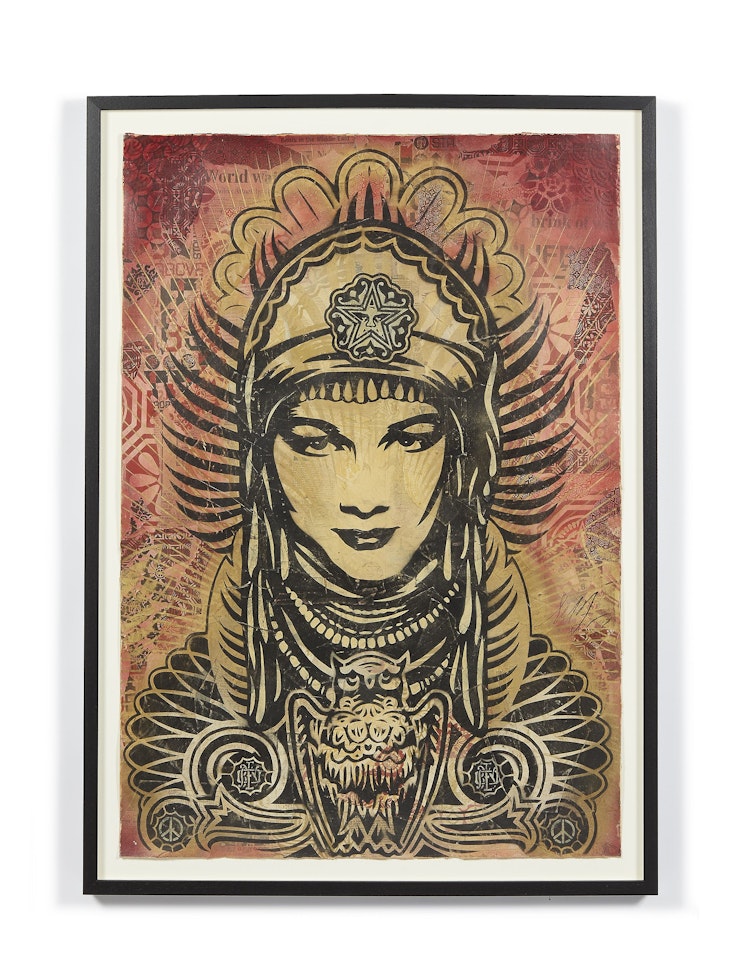 Peace Goddess by Shepard Fairey