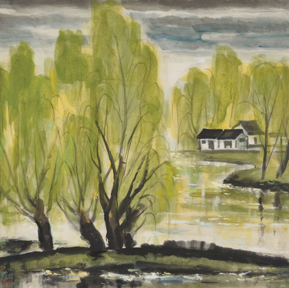 Summer Willow by Lin Fengmian