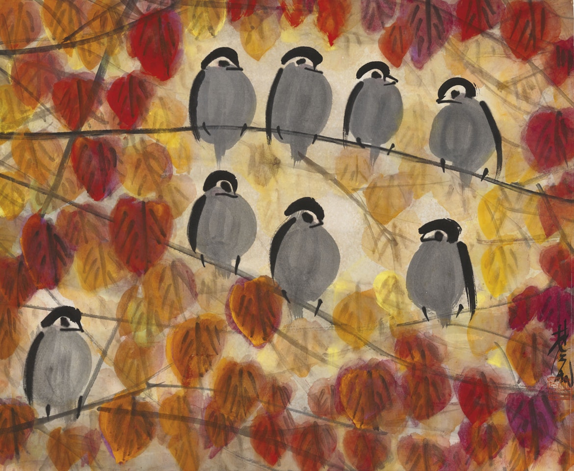 Autumn Rhythm by Lin Fengmian