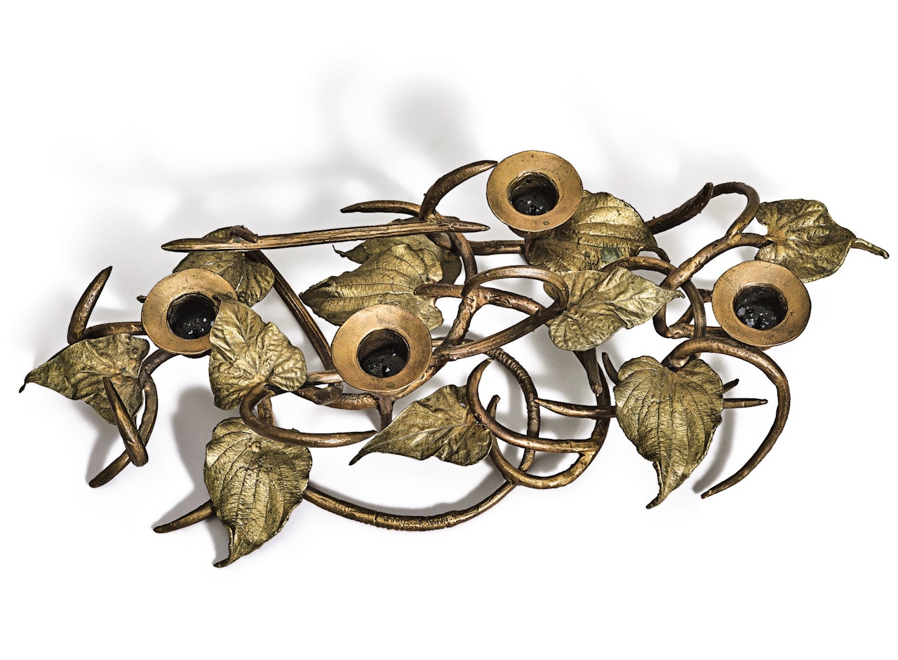 BOUGEOIR 4 BOBÊCHES by Claude Lalanne