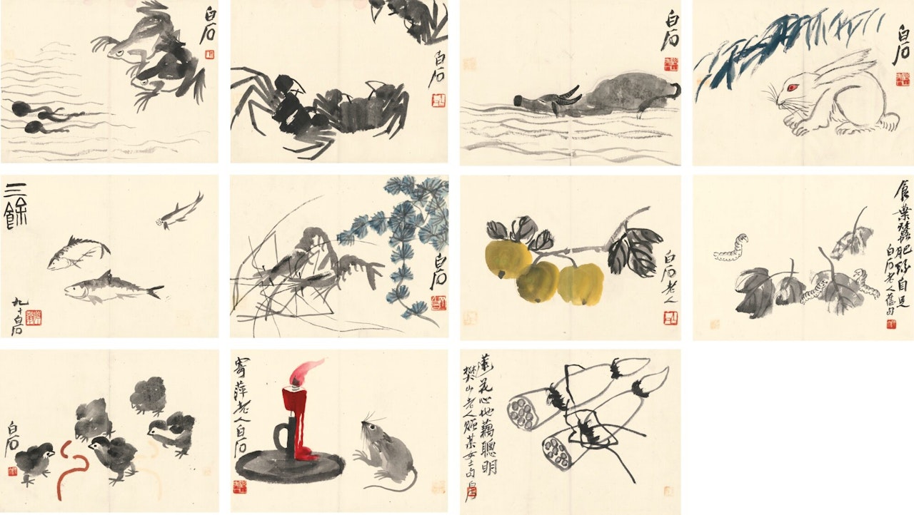VARIOUS SUBJECTS by Qi Baishi