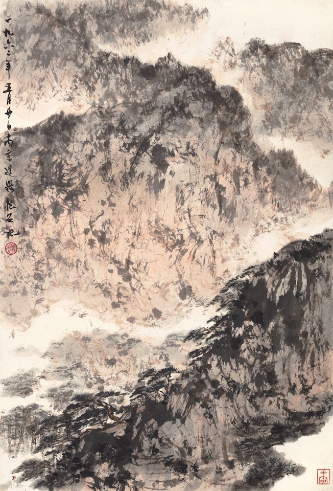 JOURNEY TO THE VERDANT MOUNTAINS by Fu Baoshi