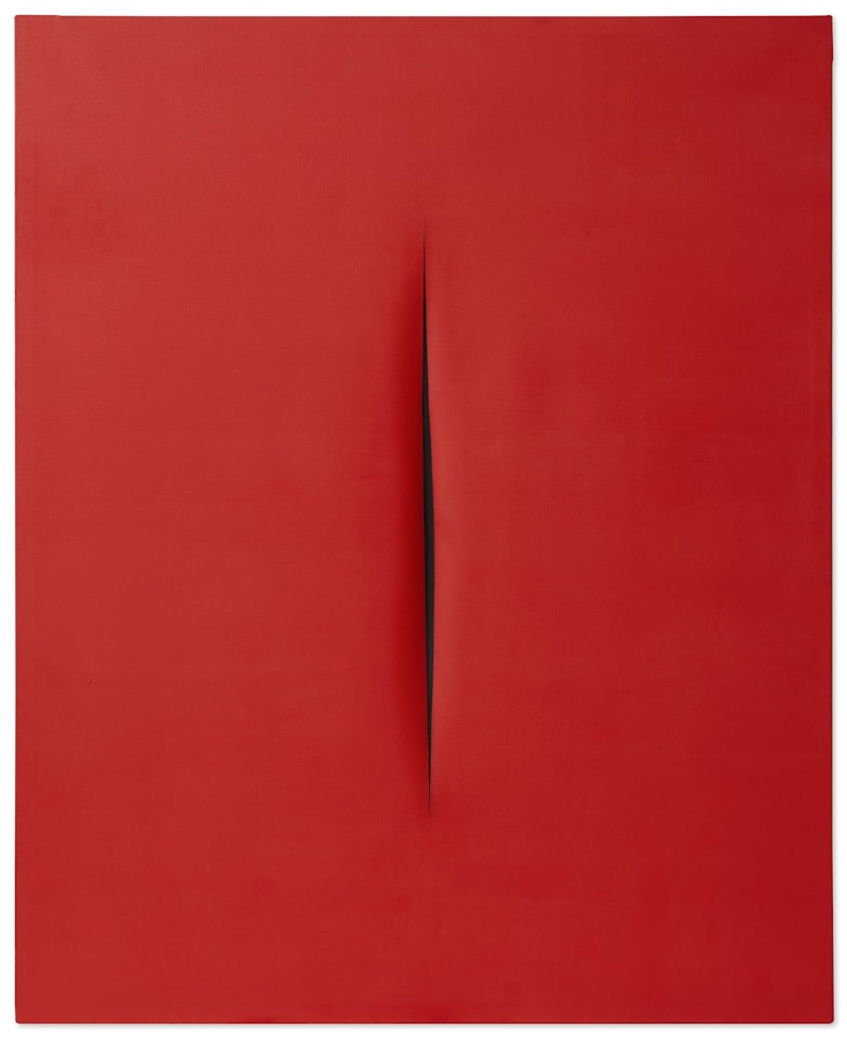 Concetto Spaziale, Attesa by Lucio Fontana
