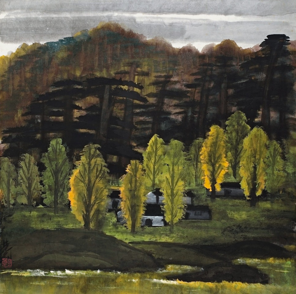 AUTUMN SCENERY by Lin Fengmian