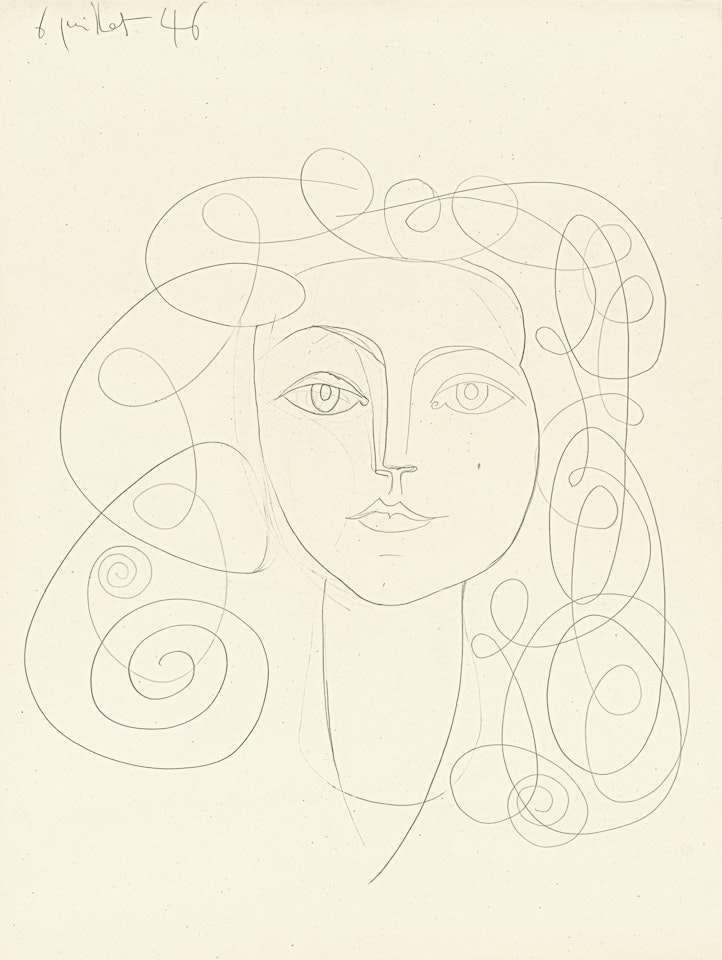 Portrait de femme (Françoise Gilot) by Pablo Picasso