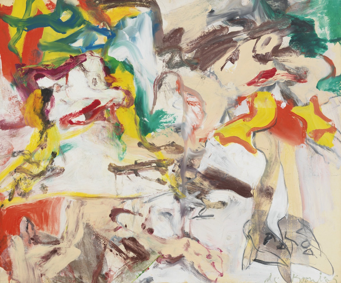 Two Women in a Landscape by Willem de Kooning