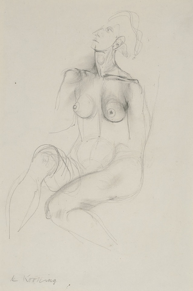 Seated Woman by Willem de Kooning