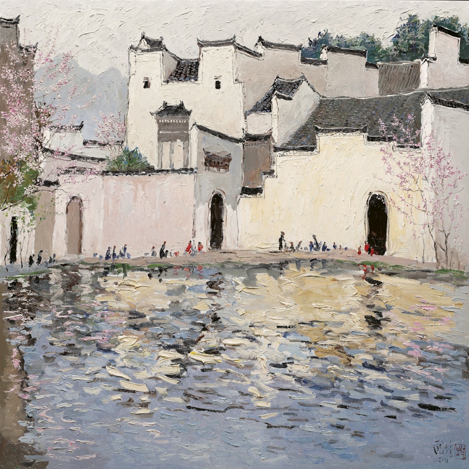 Spring Comes to Huizhou Old Town by Pang Jiun