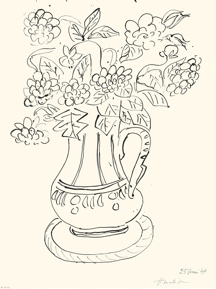 Fleurs dans un vase by Henri Matisse