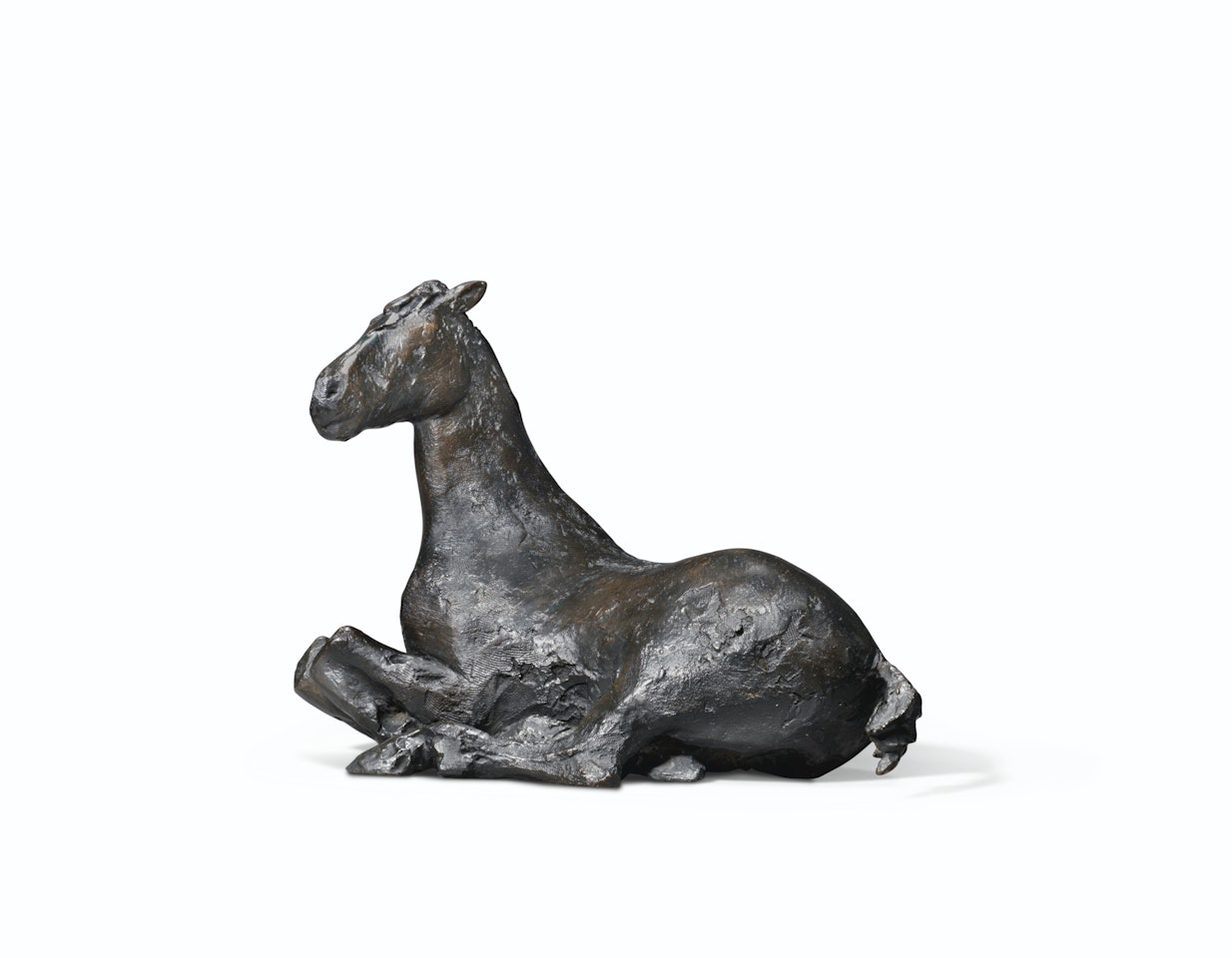 Small Rolling Over Horse by Elisabeth Frink