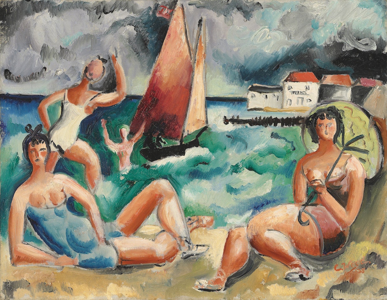 Bathers by Christopher Wood