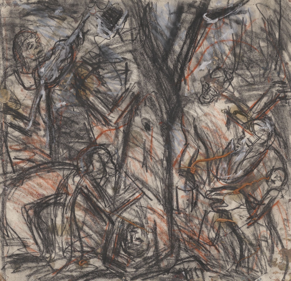 From Titian: The Flaying of Marsyas by Leon Kossoff