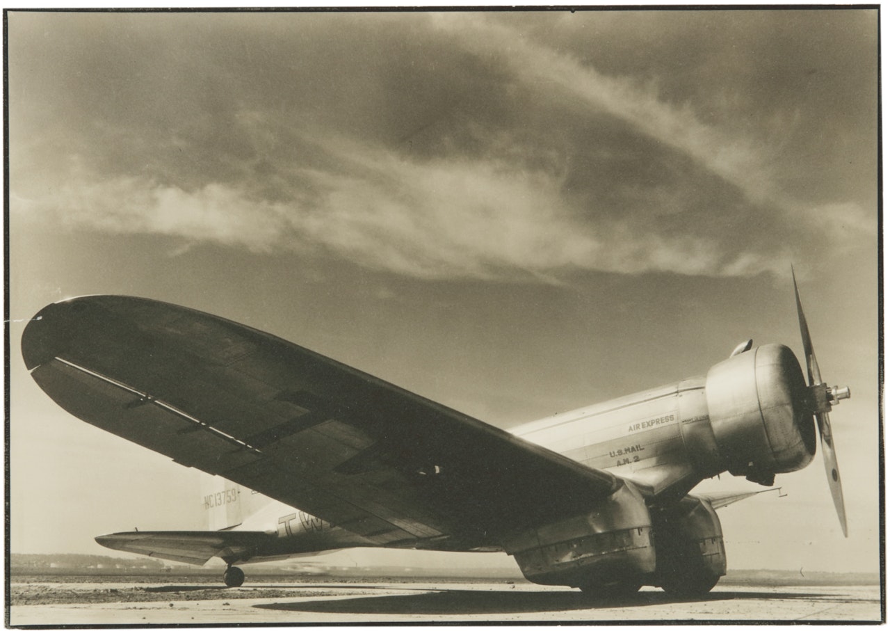 TWA AIRPLANE ON THE TARMAC by Margaret Bourke-White
