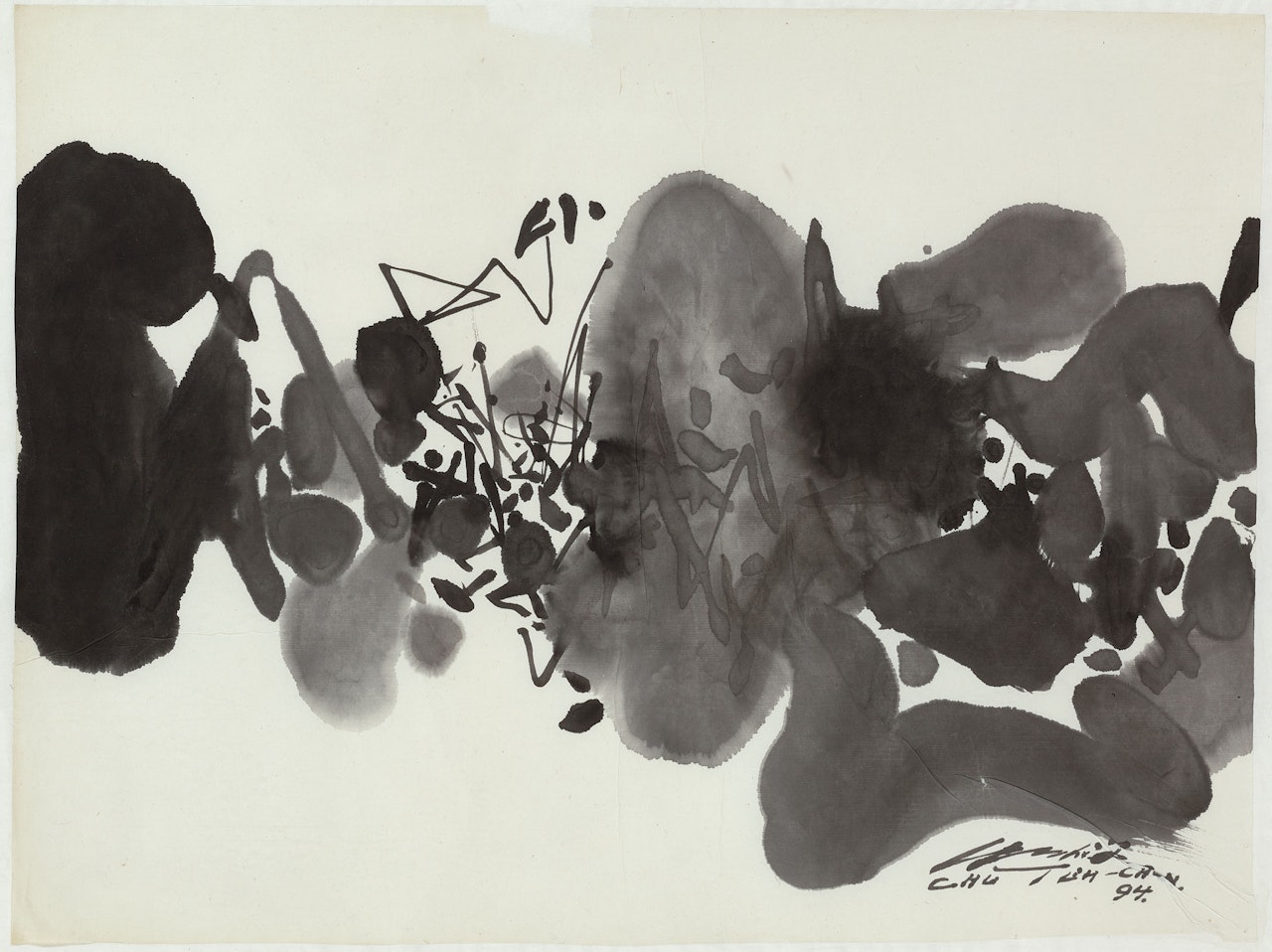 Untitled 1994 by Chu Teh-Chun