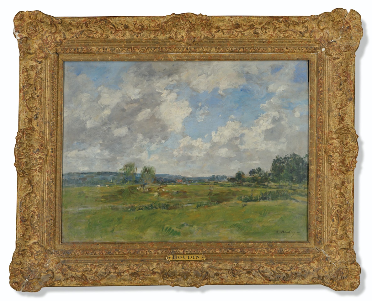 La vallée de la Touques by Eugène Boudin