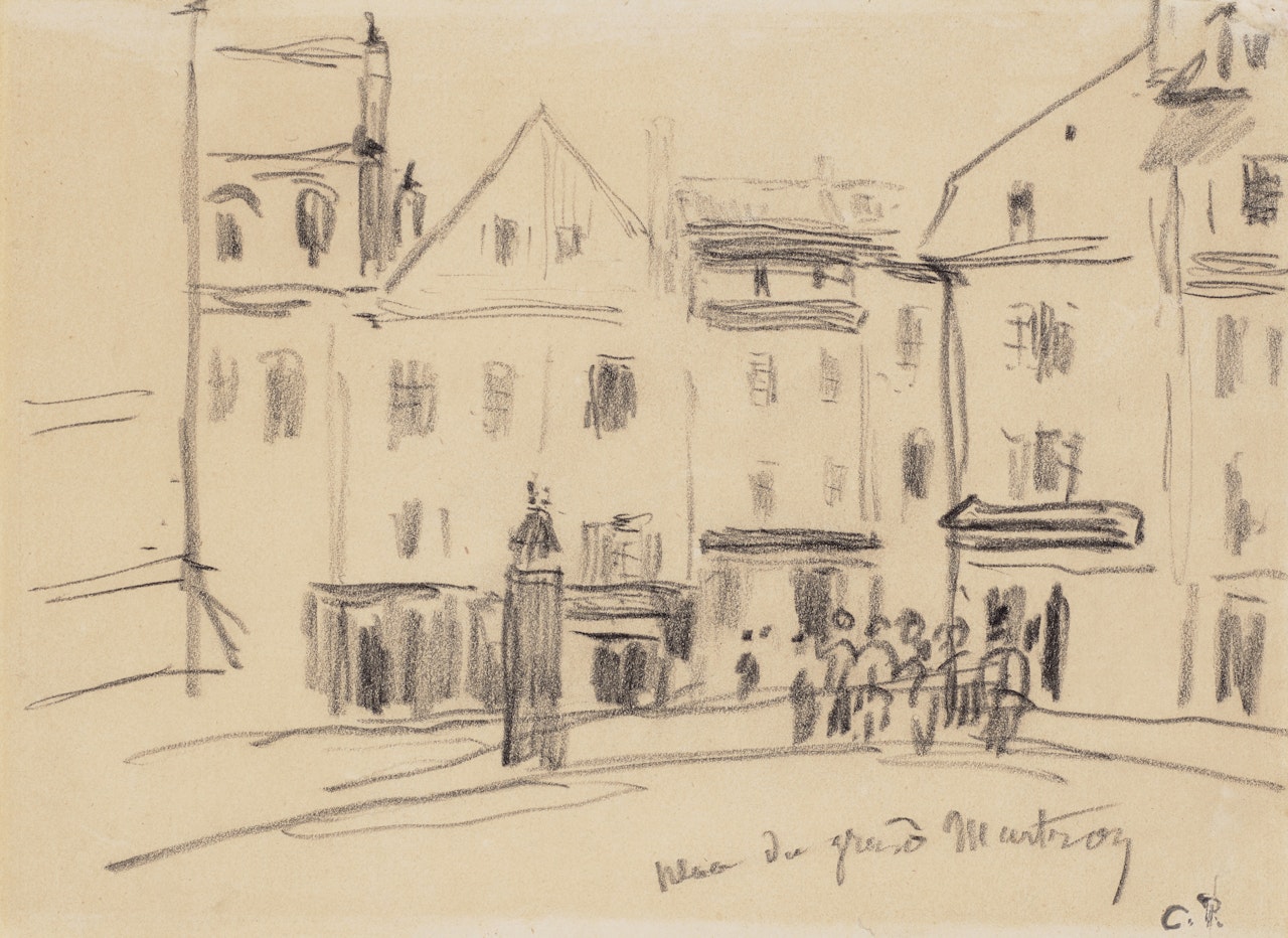 Place du Grand Martroy by Camille Pissarro