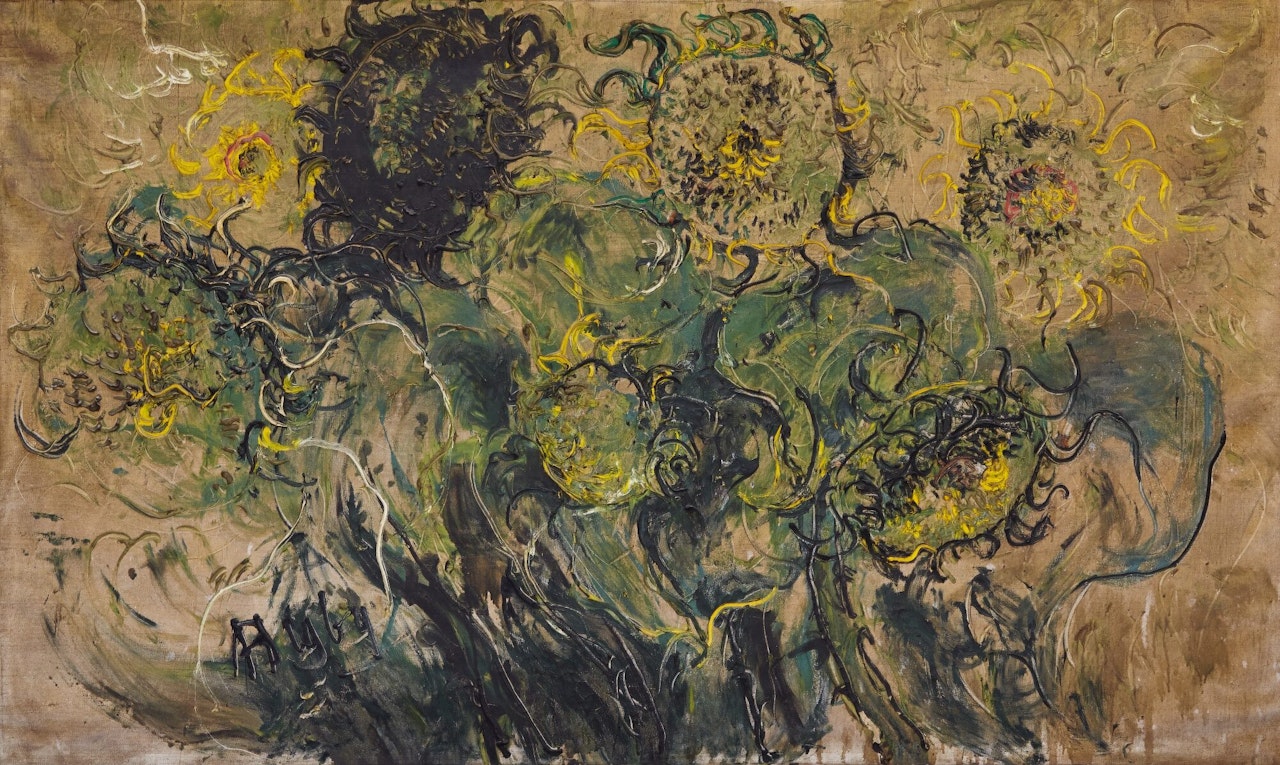 SUNFLOWERS by Affandi