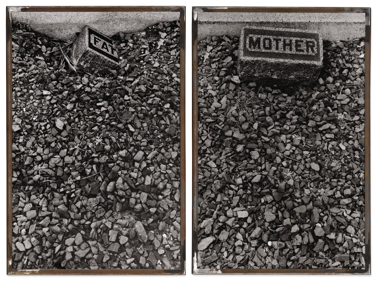 LES TOMBES (FATHER/MOTHER) by Sophie Calle