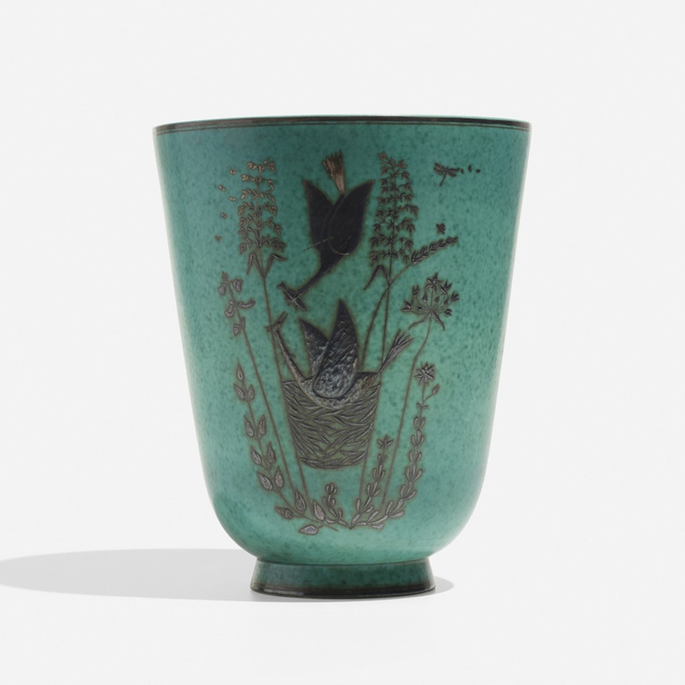 Argenta vase by Wilhelm Kage
