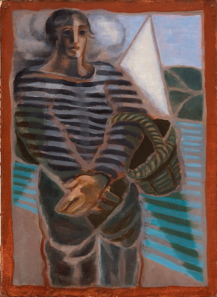 Le pêcheur by Juan Gris