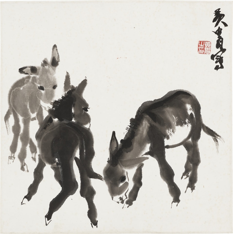 Donkeys by Huang Zhou